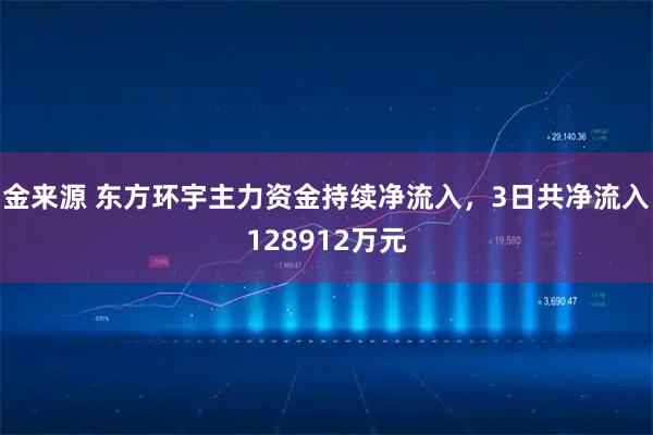 金来源 东方环宇主力资金持续净流入，3日共净流入128912万元